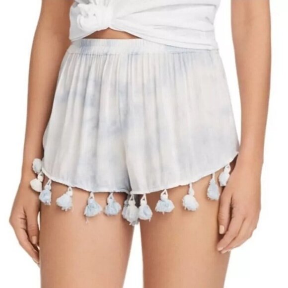 Bohome Tie-Dye Tassel Shorts Size Small - Picture 4 of 8
